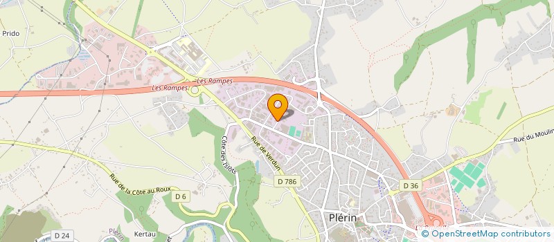localisation de l'entreprise A.A.F. DOMALAIN à PLERIN