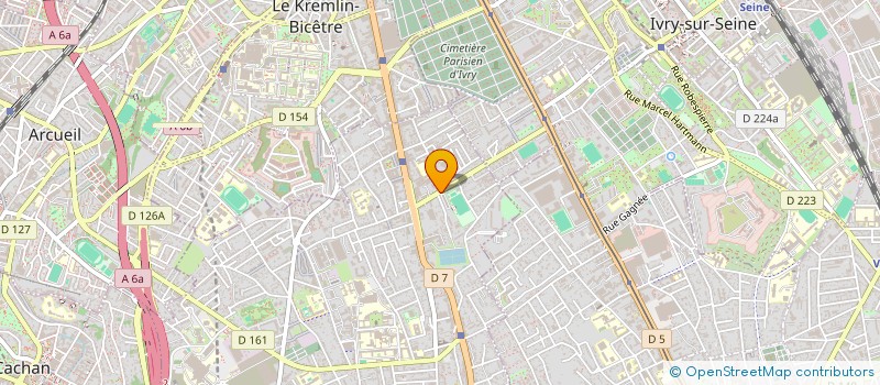 localisation de l'entreprise A A F P à VILLEJUIF