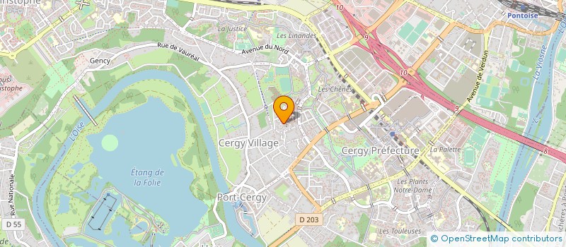 localisation de l'entreprise A&A FILM  CERGY