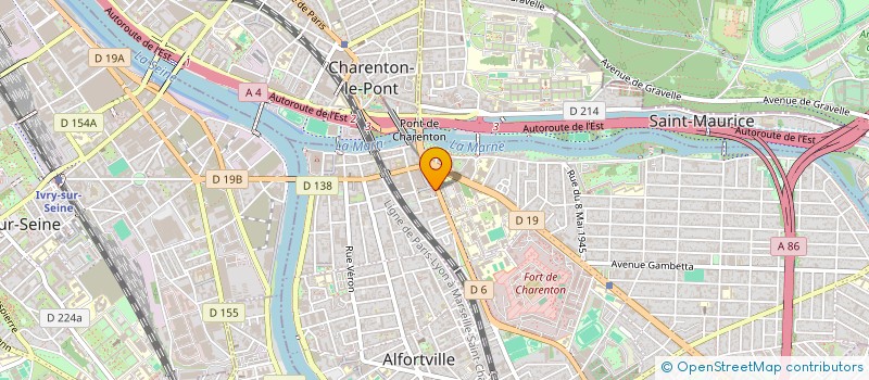 localisation de l'entreprise A A GESTION  MAISONS-ALFORT