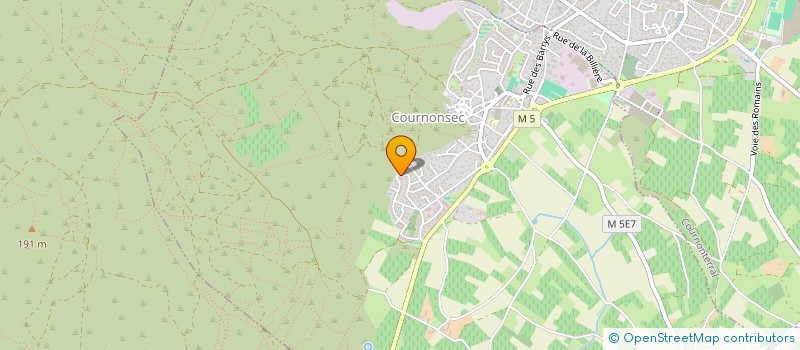 localisation de l'entreprise A&A GLOBAL  COURNONSEC