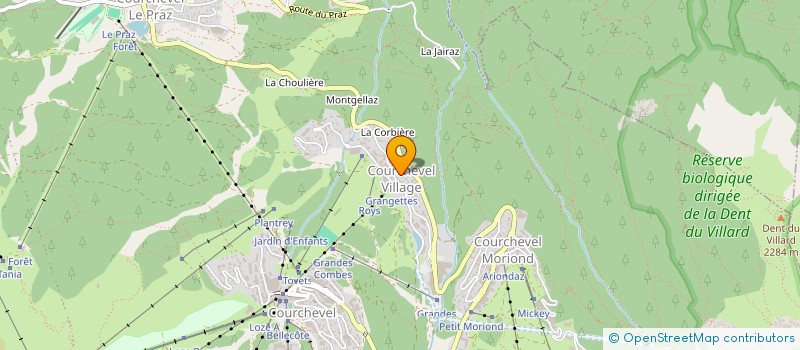 localisation de l'entreprise A & A GROUP à COURCHEVEL