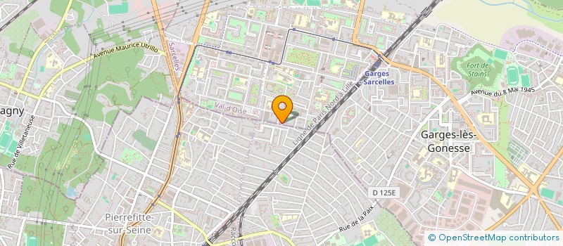 localisation de l'entreprise A & A IMPORTANT AND EXPORT TRANSPORT LOGISTIQUE  SARCELLES