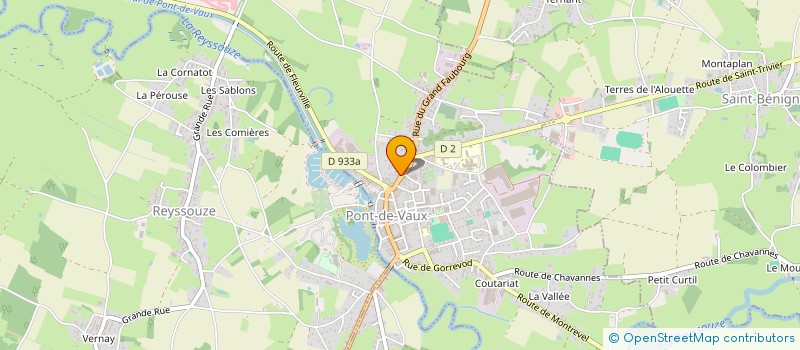 localisation de l'entreprise A.A INTERIEUR à PONT-DE-VAUX