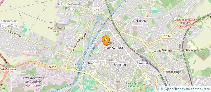 localisation de l'entreprise A&A INVEST à FONTAINE-NOTRE-DAME