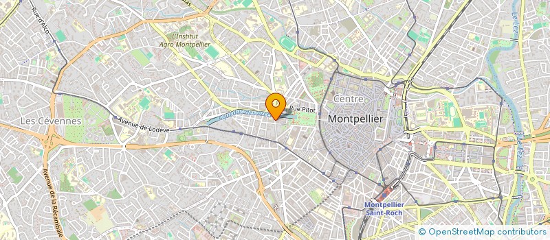 localisation de l'entreprise A A J PNEUS à MONTPELLIER
