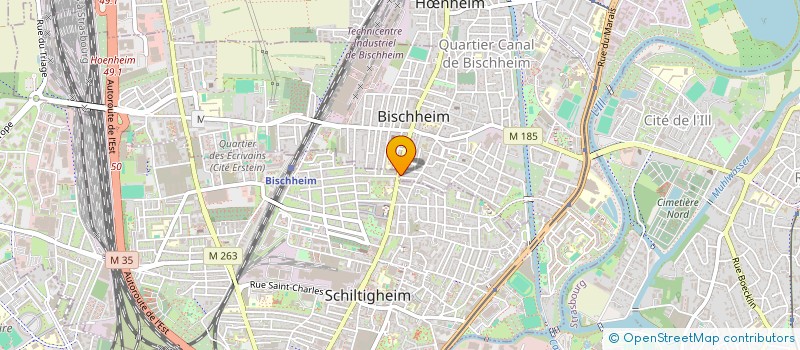 localisation de l'entreprise A.A.K à BISCHHEIM