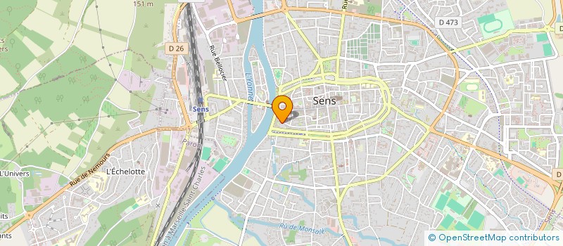 localisation de l'entreprise A.A.K.I. à SENS