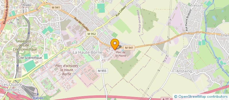 localisation de l'entreprise A.A.L.P  VILLENEUVE-D'ASCQ