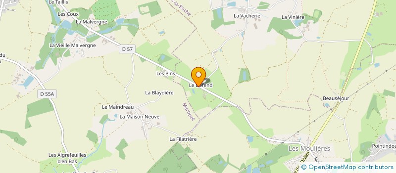 localisation de l'entreprise A&A LIVRES à BEAULIEU-SOUS-LA-ROCHE