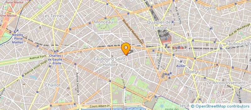 localisation de l'entreprise A.A.M. CAPITAL  PARIS