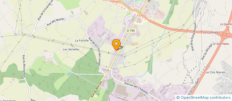 localisation de l'entreprise A.A.M.G à PLOUFRAGAN