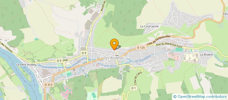 localisation de l'entreprise A.A.M.I.A.A. (ASSOCIATION DES ASSISTANTES MATERNELLES INDEPENDANTES AGREEES AUX ANDELYS) à LES ANDELYS