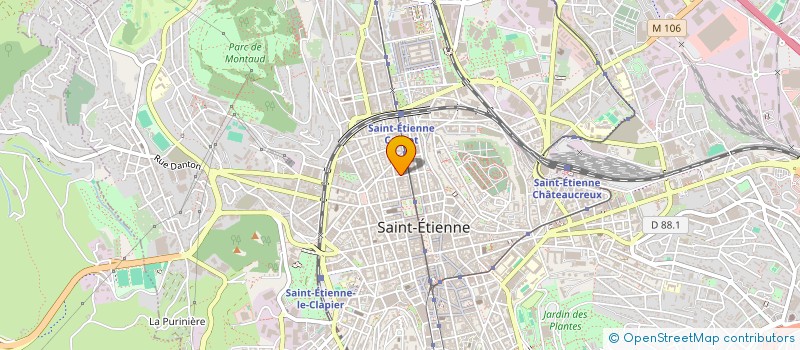 localisation de l'entreprise A.A. MALLET  SAINT-ETIENNE