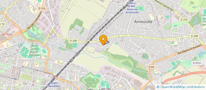 localisation de l'entreprise A&A MIMOUN  ARNOUVILLE