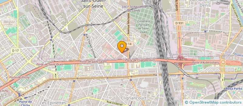 localisation de l'entreprise A.A MY CODE à SAINT-OUEN-SUR-SEINE