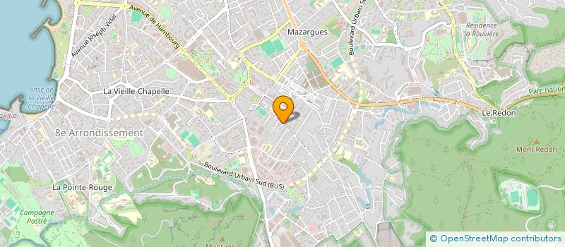 localisation de l'entreprise A.A.NET à MARSEILLE