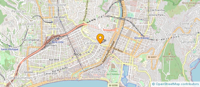 localisation de l'entreprise A.A.NET ASS D'ANIMATION SUR LE NET à NICE