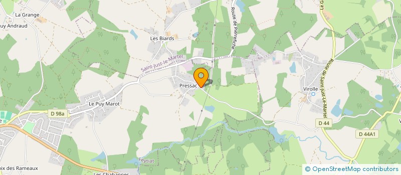 localisation de l'entreprise A A P M à FEYTIAT