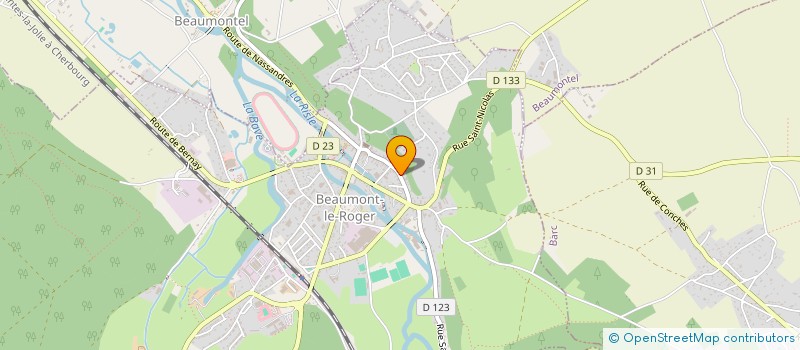 localisation de l'entreprise A.A.P.P.M.A.  BEAUMONT-LE-ROGER