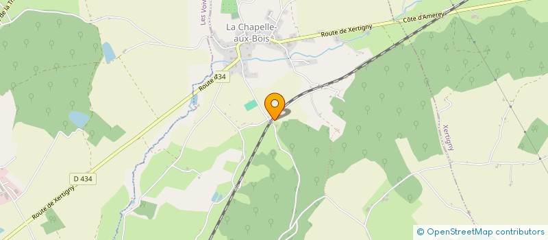 localisation de l'entreprise A.A.P.P.M.A D'HARSAULT - LA GAULE THUNIMONTAISE  LA CHAPELLE-AUX-BOIS