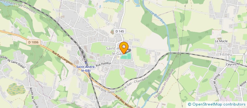localisation de l'entreprise A.A.P.P.M.A LA GAULE DE SAINT ANDRE LE GAZ  SAINT-ANDRE-LE-GAZ