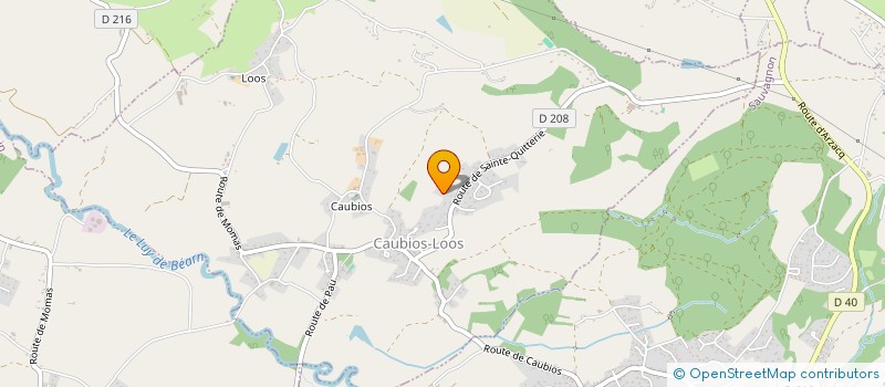 localisation de l'entreprise A&A PATRIMOINE  CAUBIOS-LOOS