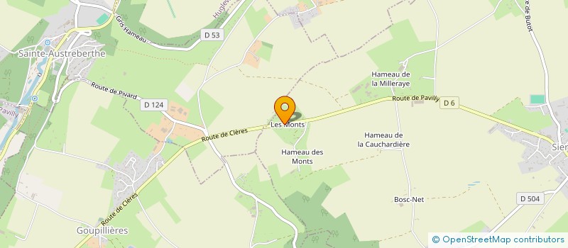 localisation de l'entreprise A.A.R  SIERVILLE