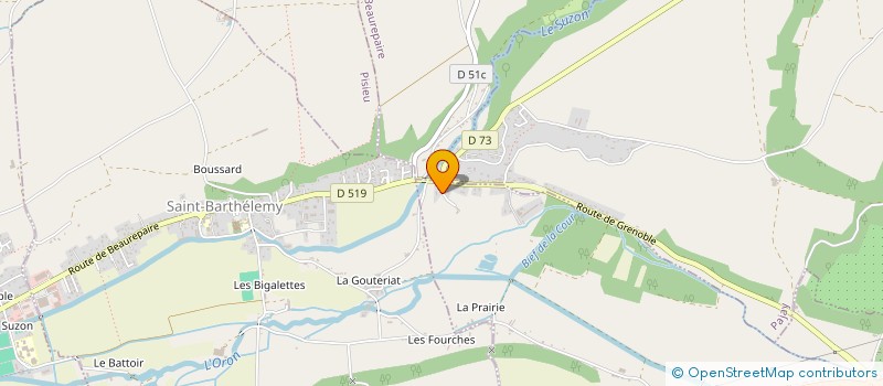 localisation de l'entreprise A.A.R.C.A.S.S. à BEAUFORT