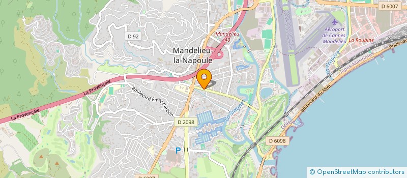 localisation de l'entreprise A A R P S à MANDELIEU-LA-NAPOULE