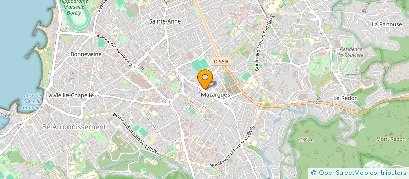 localisation de l'entreprise A.A.S à MARSEILLE