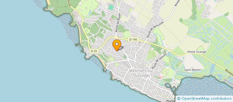 localisation de l'entreprise A A S E (AGENCEMENT AMENAGEMENT SERVICES ELECTRICITE)  MESCHERS-SUR-GIRONDE