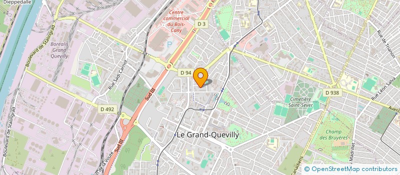 localisation de l'entreprise A. A. SCALES  LE GRAND-QUEVILLY