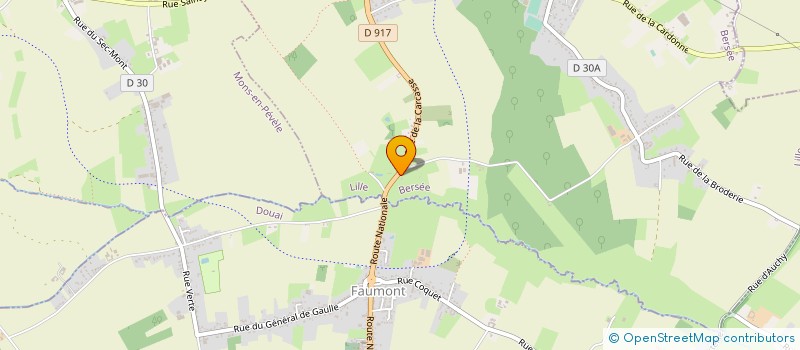 localisation de l'entreprise A.A SCI  BERSEE