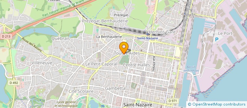 localisation de l'entreprise A.A.SERVICES à SAINT-NAZAIRE