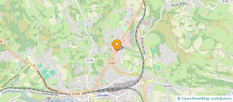 localisation de l'entreprise A.A.T. à LOURDES