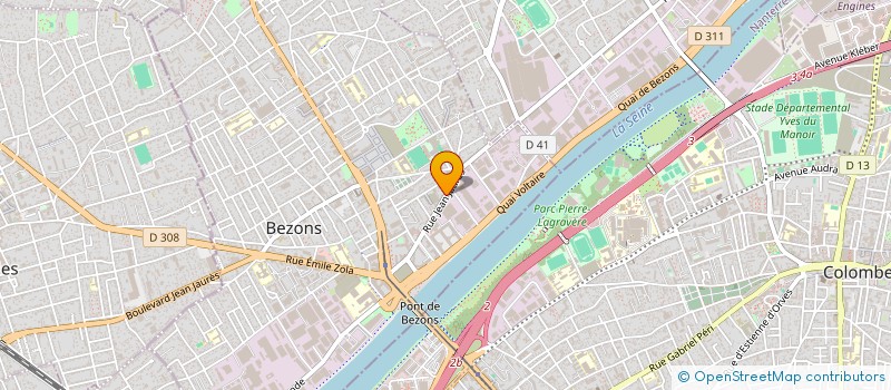 localisation de l'entreprise A-A-T BATIMENT à BEZONS