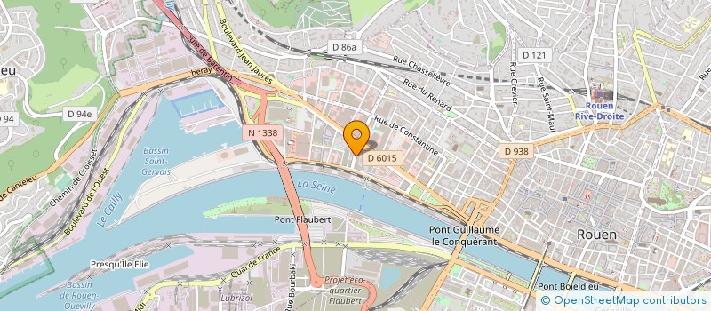 localisation de l'entreprise A.A.T.P.B à ROUEN