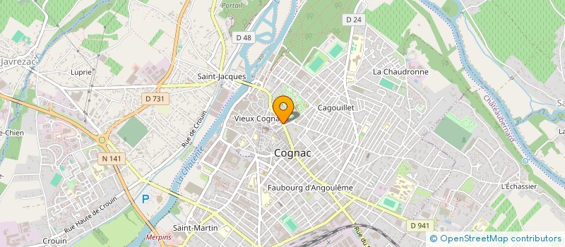 localisation de l'entreprise A.A. TAXI COGNACAIS à COGNAC