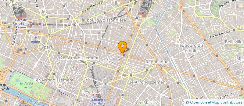localisation de l'entreprise A.A TELE.COM à PARIS