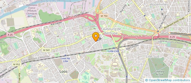 localisation de l'entreprise A.A.V.G.B. à LILLE