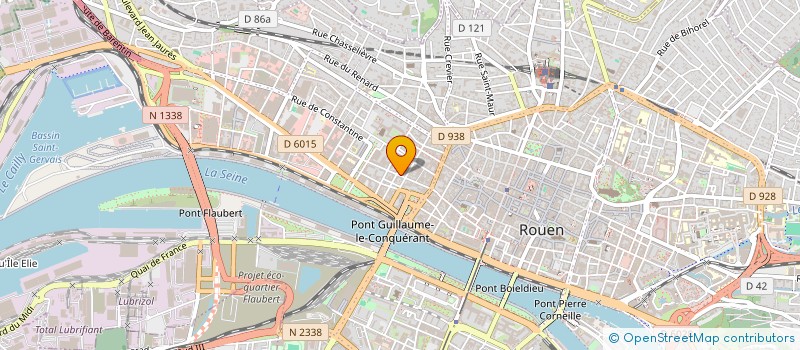 localisation de l'entreprise A.A.V.INVESTISSEMENTS à ROUEN