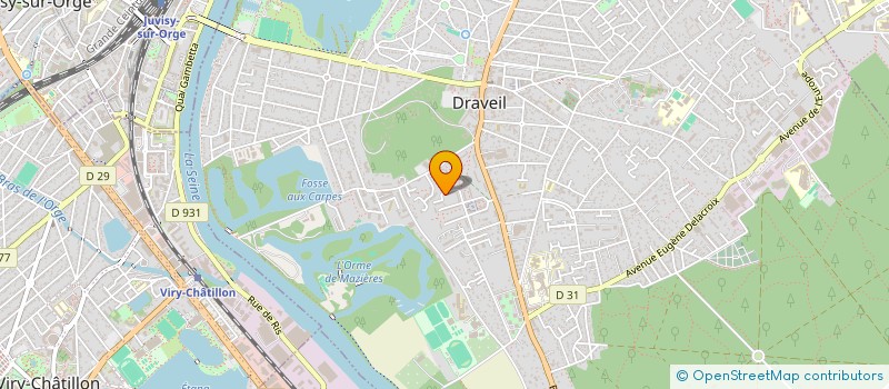 localisation de l'entreprise A.A VEHICULE à DRAVEIL