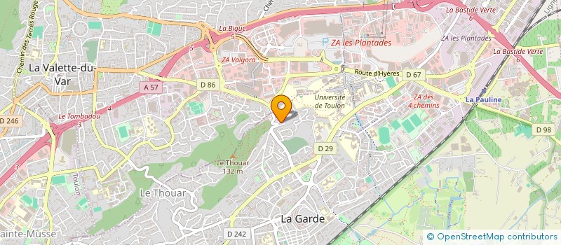 localisation de l'entreprise A.A.W.A à LA GARDE