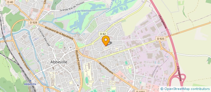 localisation de l'entreprise A&A WEB ASSOCIATION à ABBEVILLE