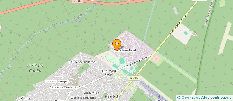 localisation de l'entreprise A A Z à ANDERNOS-LES-BAINS