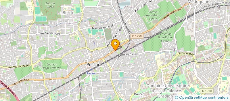 localisation de l'entreprise A A Z AUTO  PESSAC