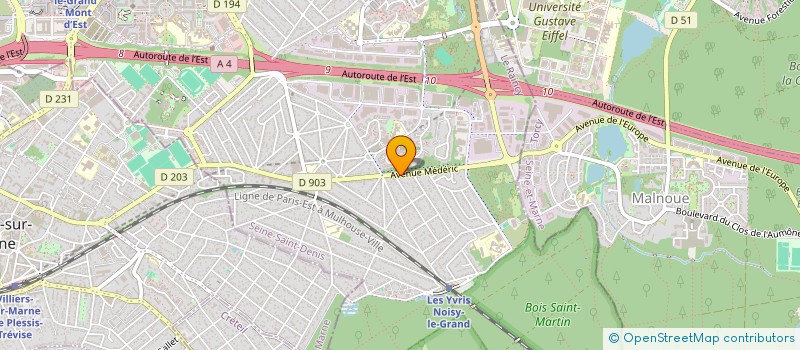 localisation de l'entreprise A A Z BAT PRO  NOISY-LE-GRAND