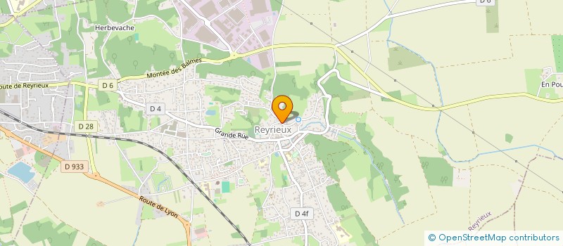localisation de l'entreprise A A Z DATAS à REYRIEUX