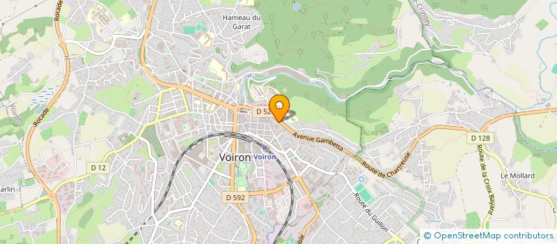 localisation de l'entreprise A A Z ELECTRICITE à VOIRON